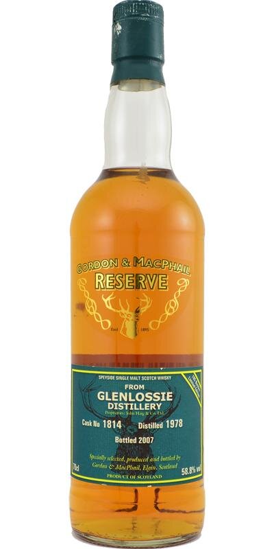 Glenlossie 29 Year (1978) Gordon and&nbsp;MacPhail