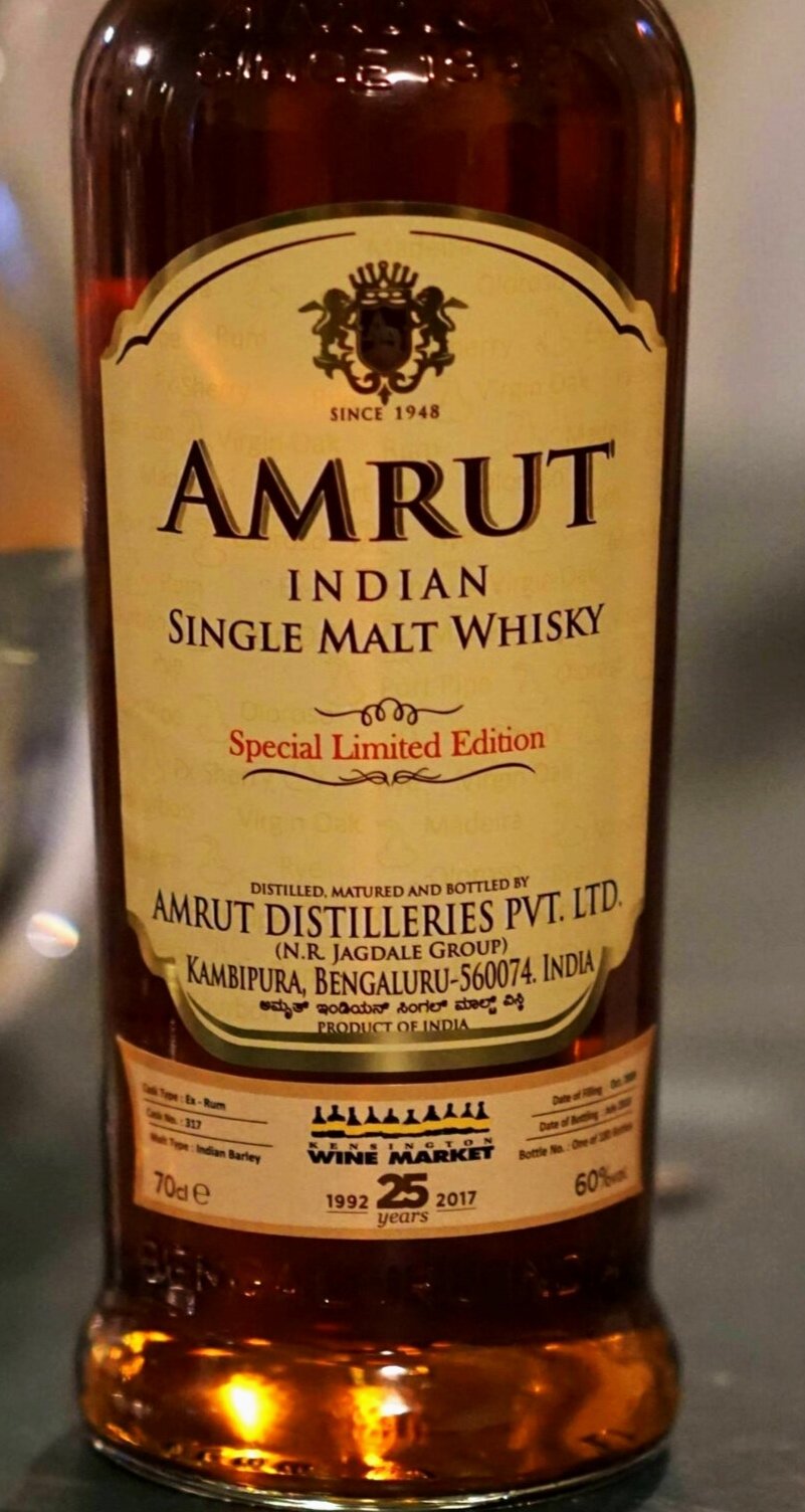 Amrut 8 Year Ex-Jaggery Rum; Kensington Wine Market Cask&nbsp;Selection