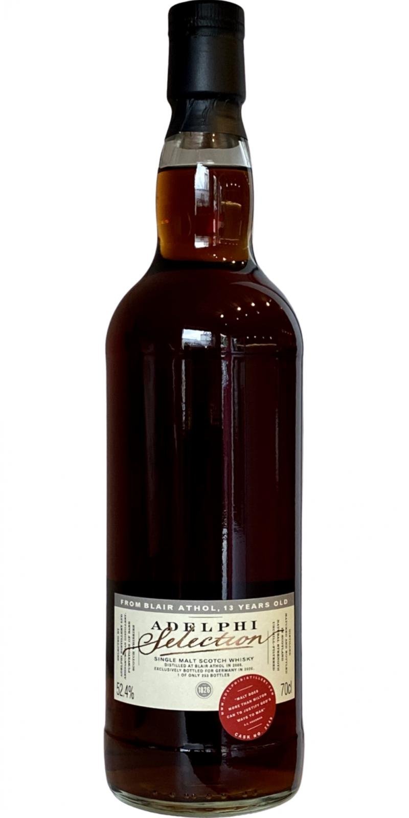 Blair Athol 13 Year (2006), Adelphi Cask&nbsp;2649