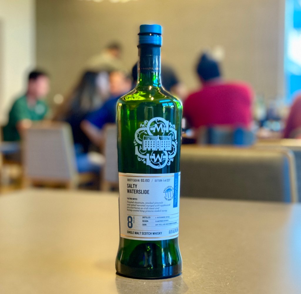 Glen Scotia 8 Year (2013), SMWS 93.193 “Salty waterslide”