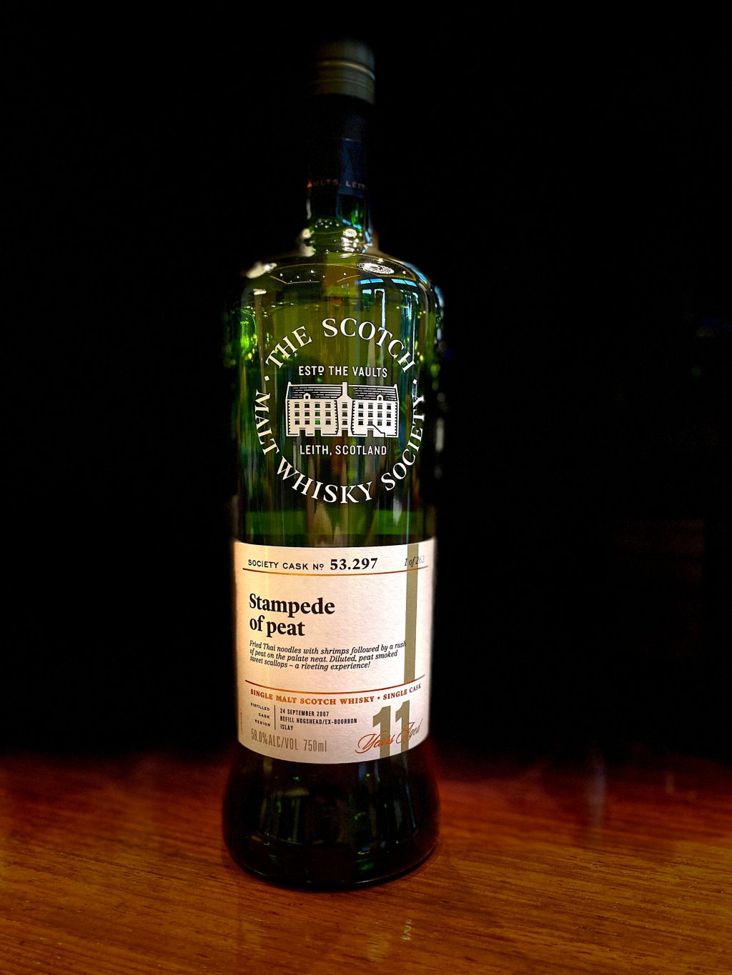 Caol Ila 11 Year SMWS 53.297 “Stampede of&nbsp;peat”