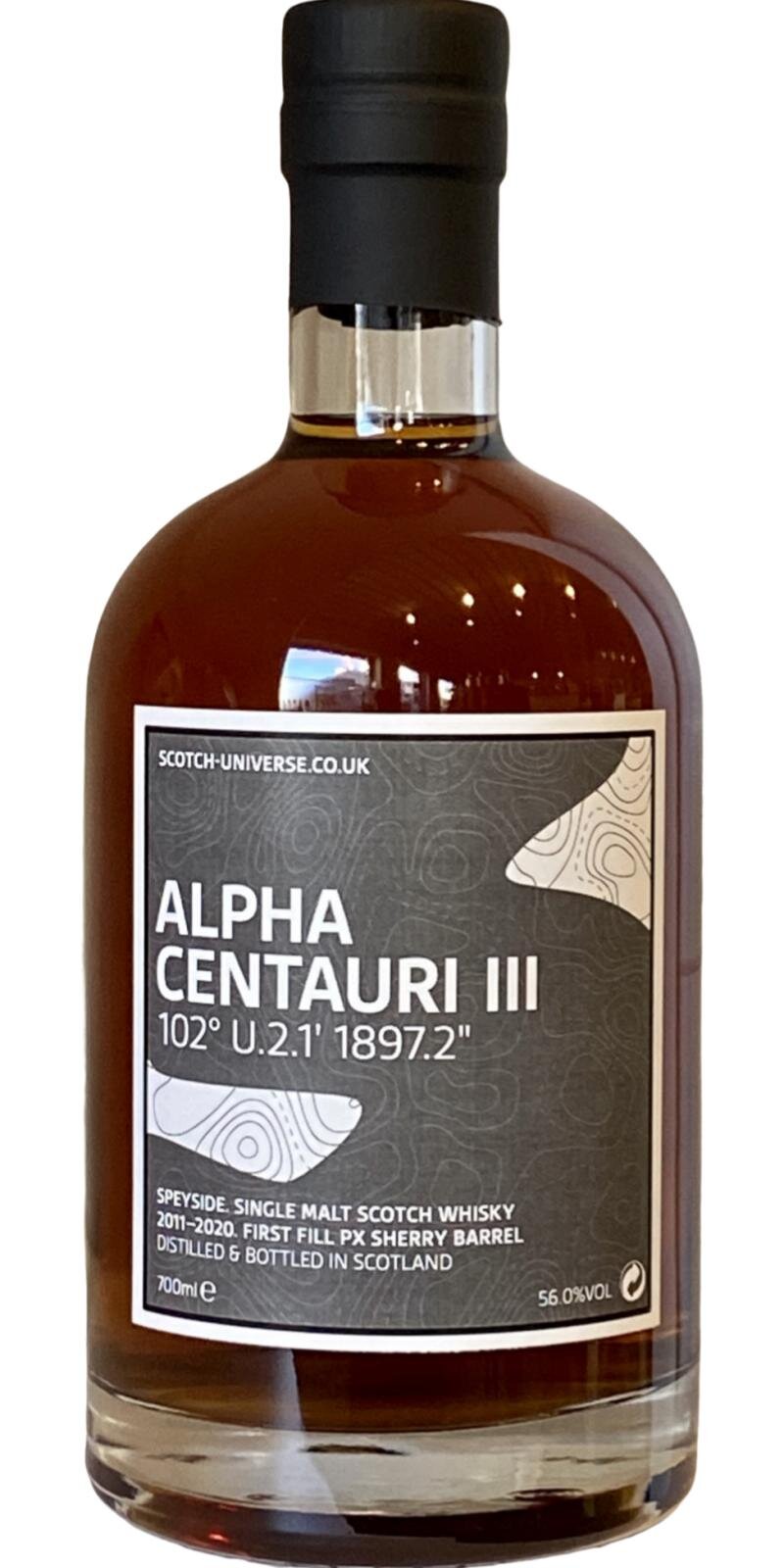 Glentauchers 8 Year; Scotch Universe Alpha Centauri&nbsp;III