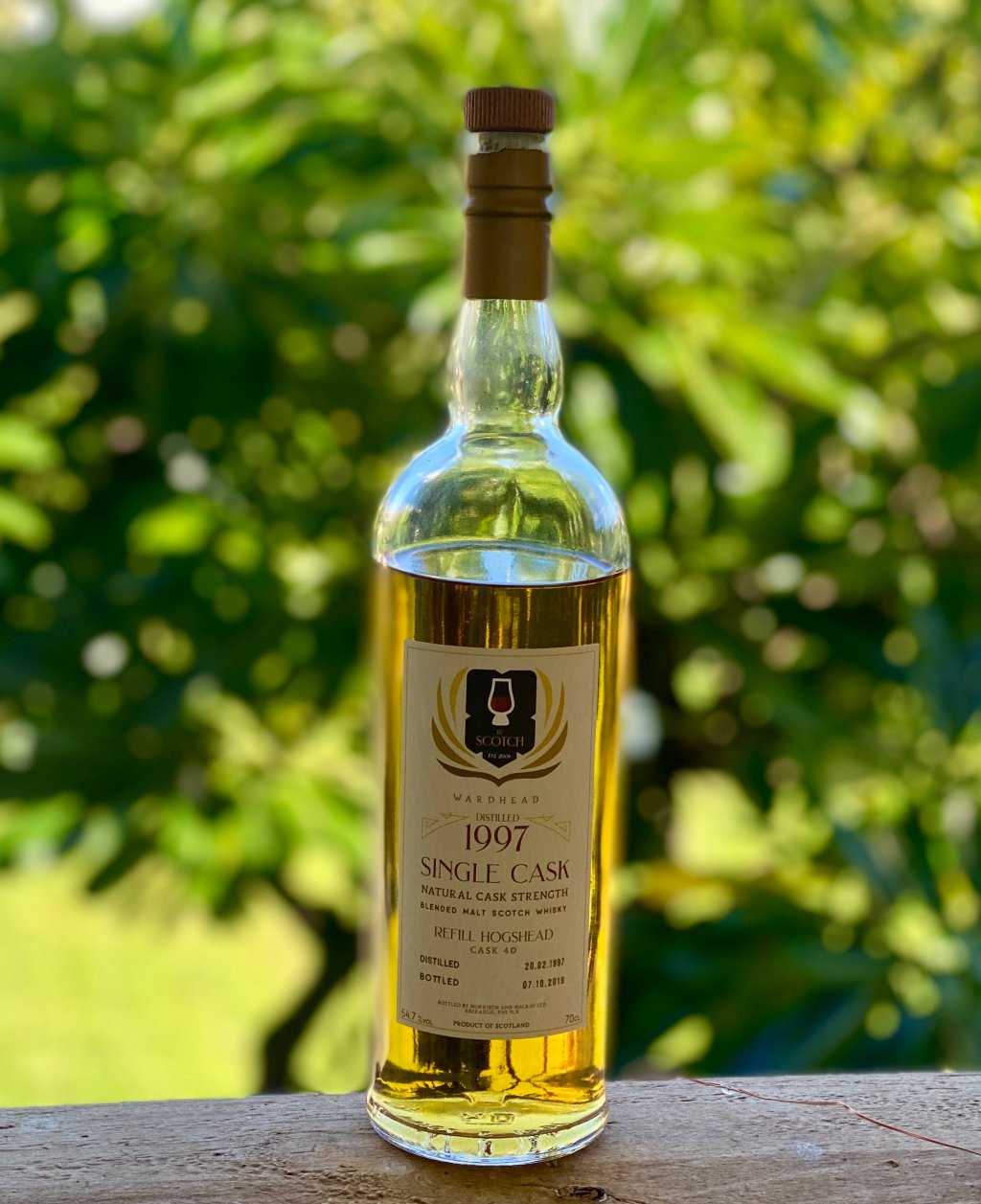 Glenfiddich 22 Year, Morrison & MacKay “Wardhead” for&nbsp;R/Scotch