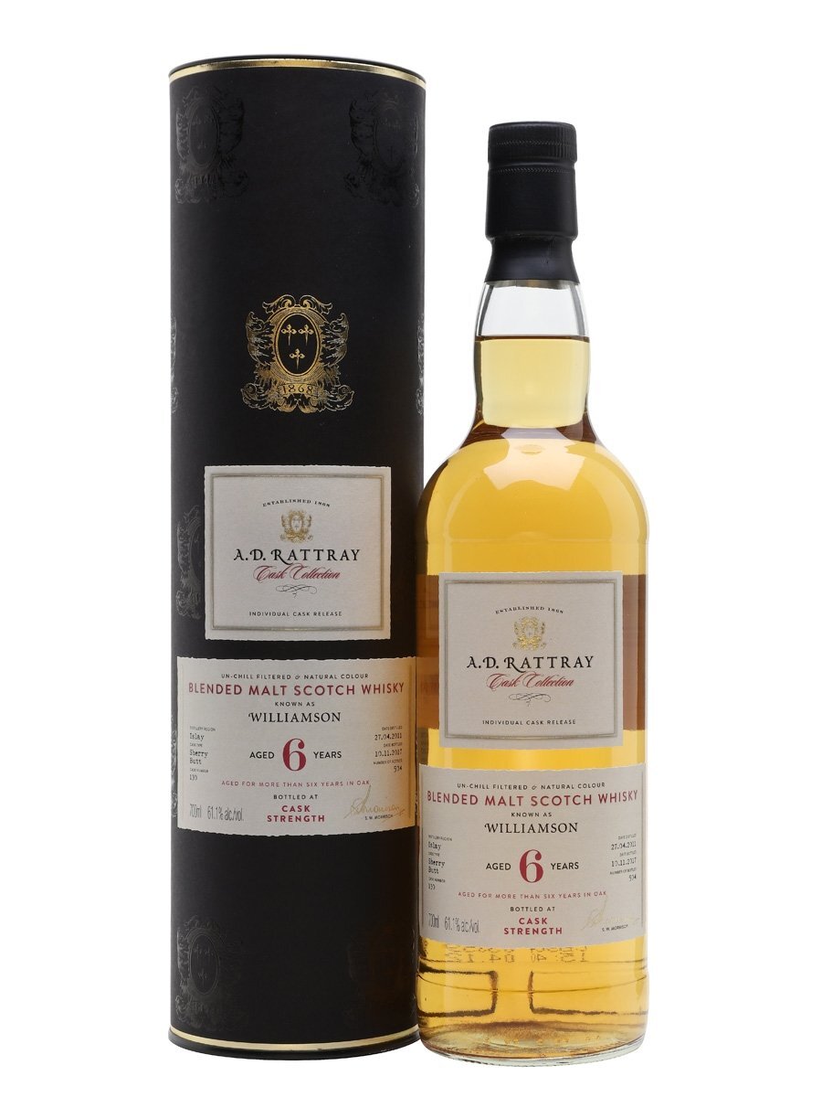 Laphroaig “Williamson” 6 Year, A.D.&nbsp;Rattray