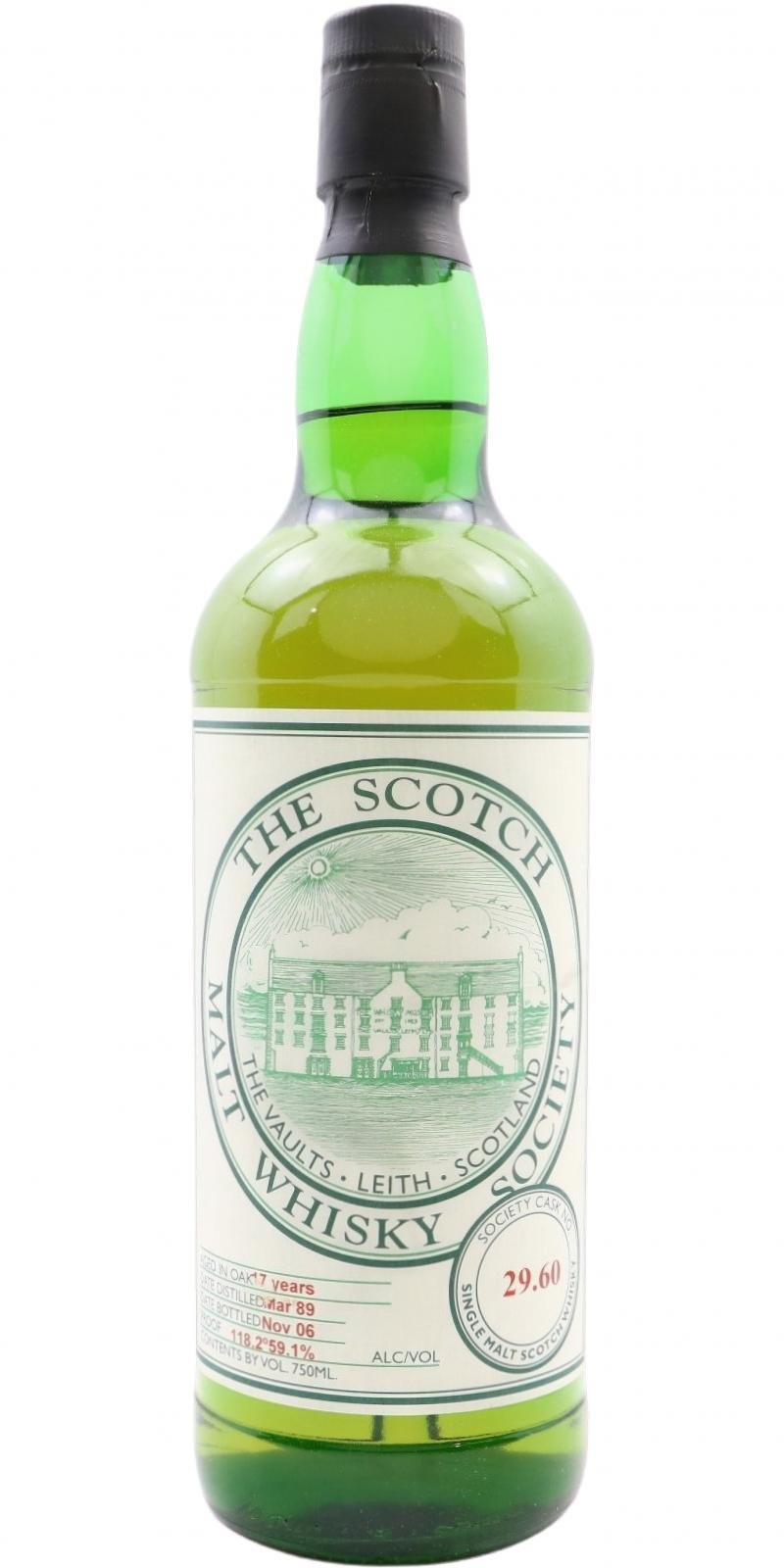 Laphroaig 17 Year (1989), SMWS 29.60 “Smoke-heads will Die for&nbsp;it”