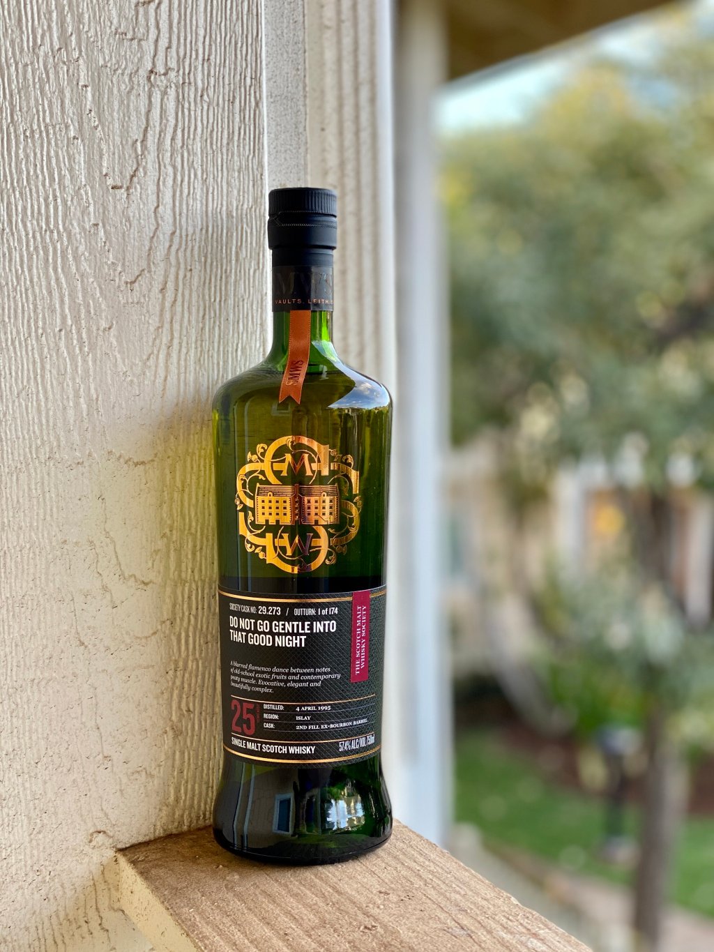 Laphroaig 25 Year SMWS 29.273 “Do not go gentle into that good&nbsp;night”