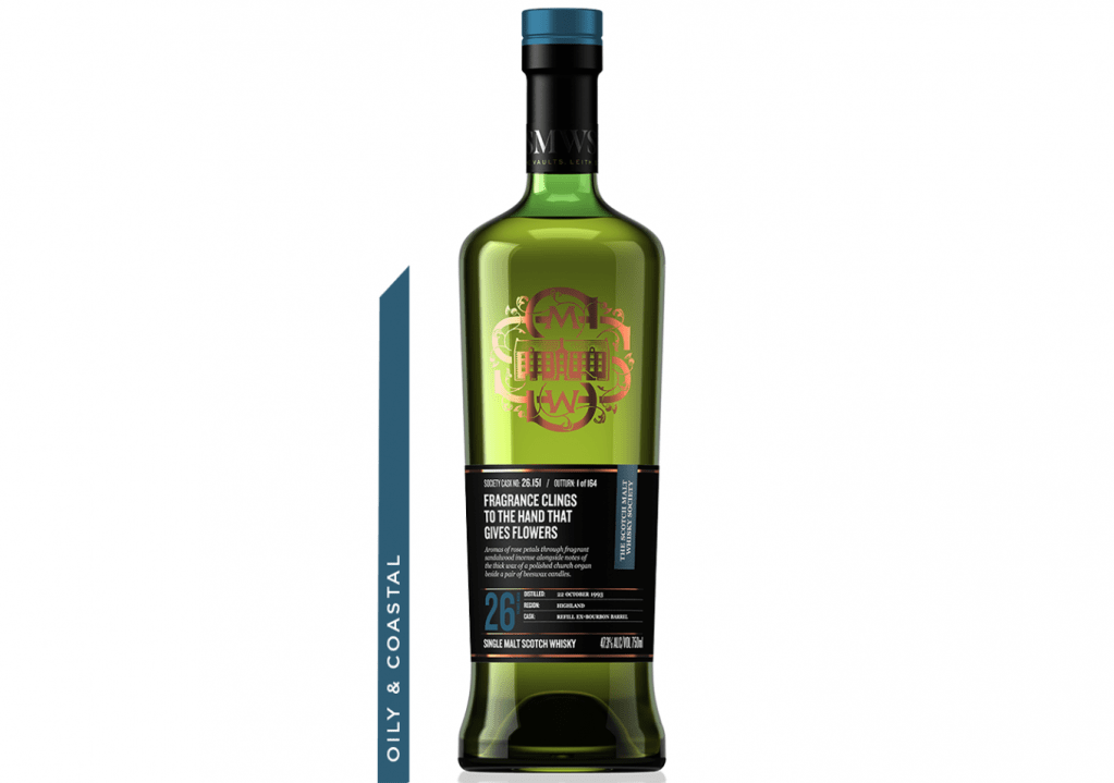 Clynelish 26 Year (1993) SMWS 26.151 “Fragrance clings to the hand that gives&nbsp;flowers”