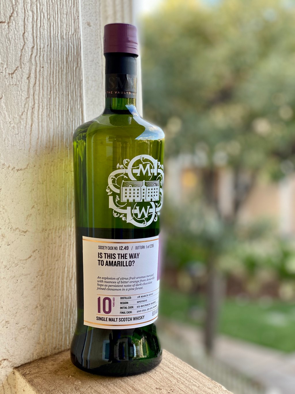 BenRiach 10 Year SMWS 12.49 “Is this the way to&nbsp;Amarillo?”