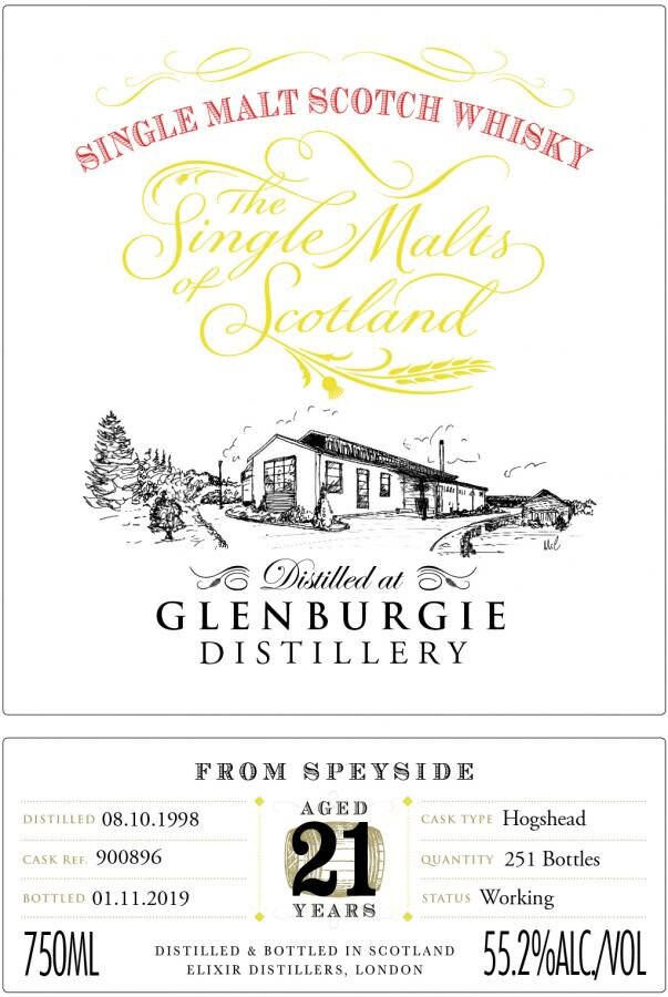 Glenburgie 21 Year, Single Malts of&nbsp;Scotland