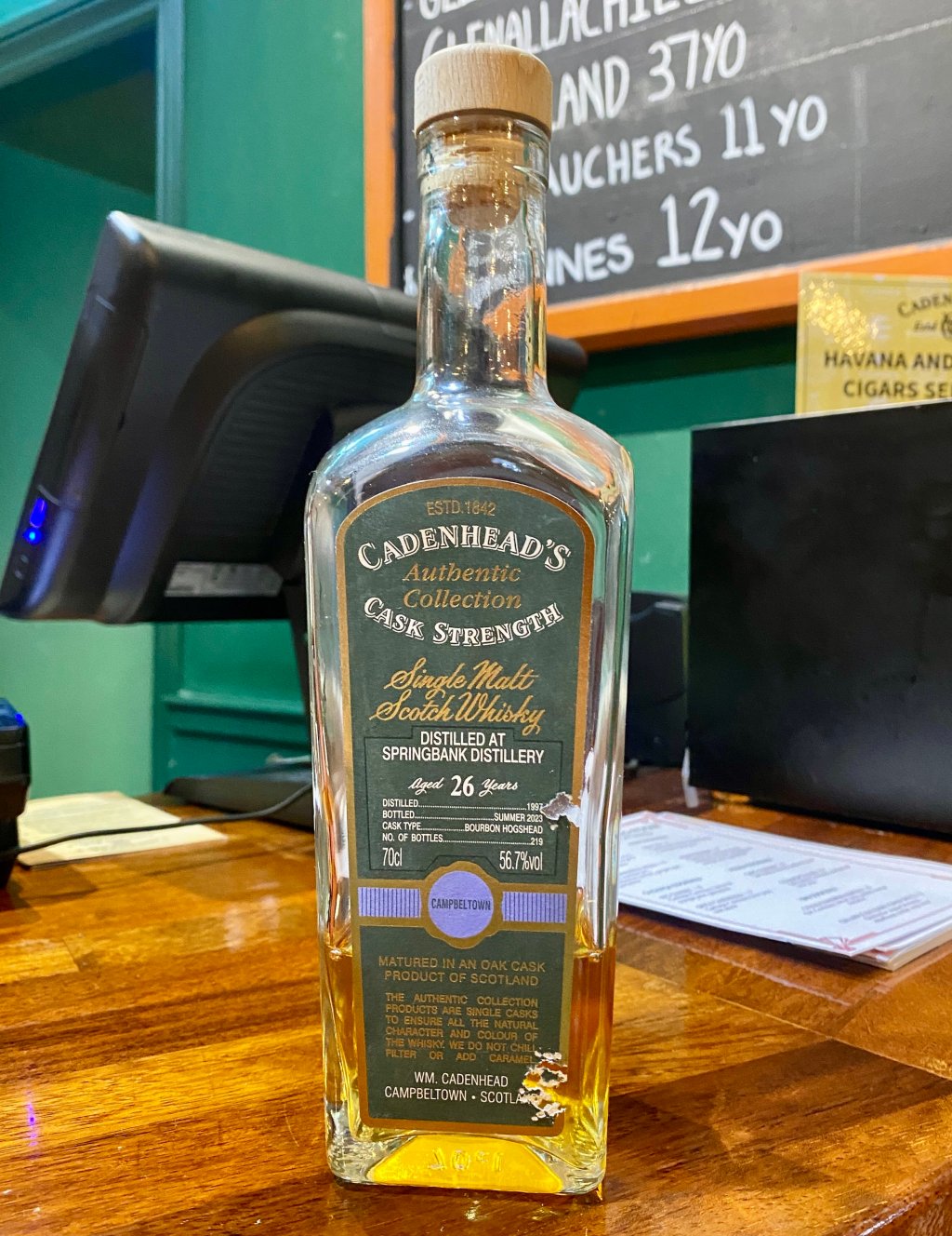 Springbank 26 Year (1997), Cadenhead’s