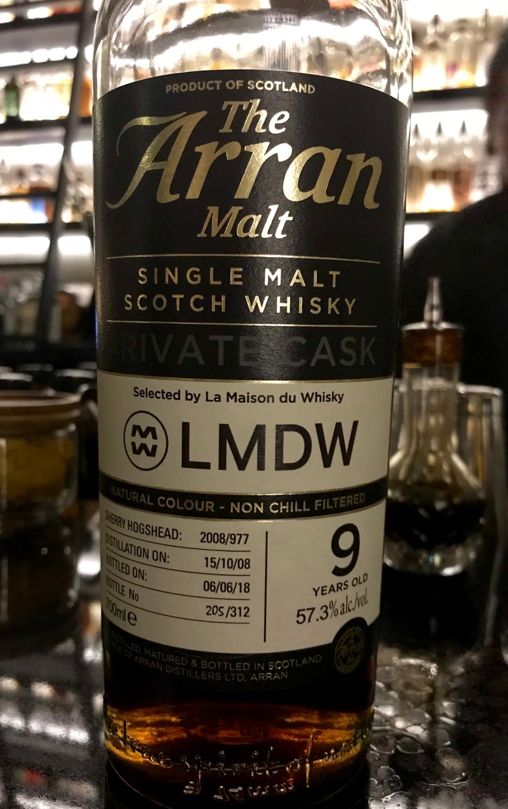 Arran 9 Year; La Maison du Whisky Cask&nbsp;Selection
