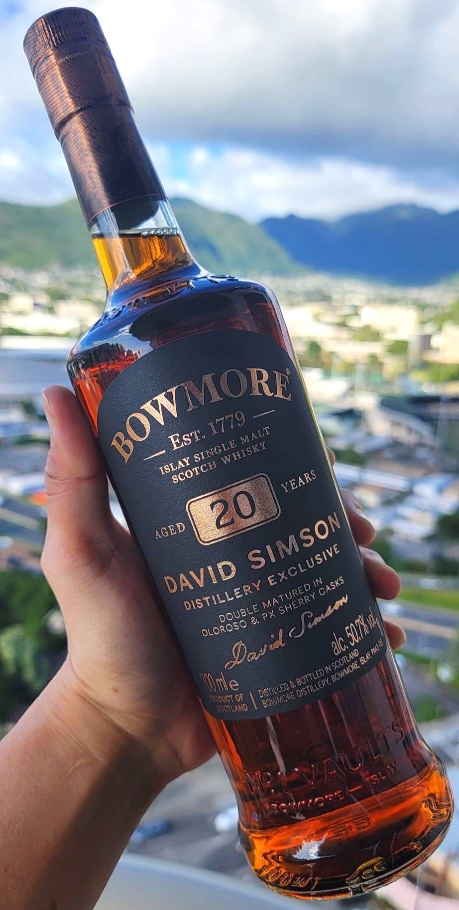 Bowmore 20 Year, David Simson Distillery&nbsp;Exclusive