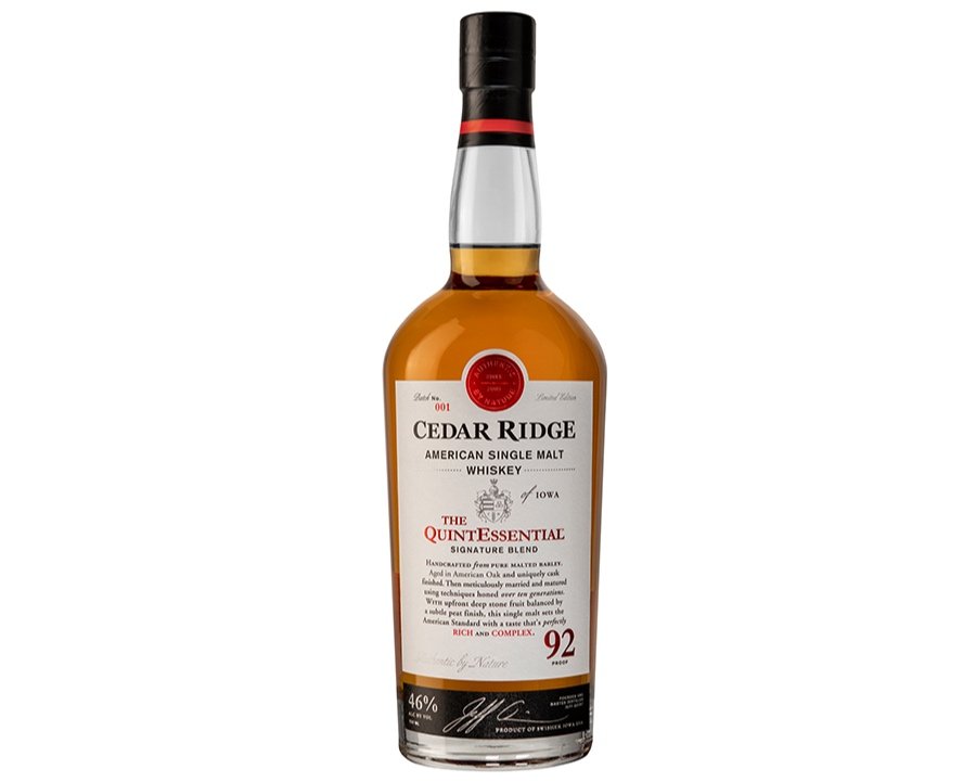 Cedar Ridge “The QuintEssential” American Single&nbsp;Malt