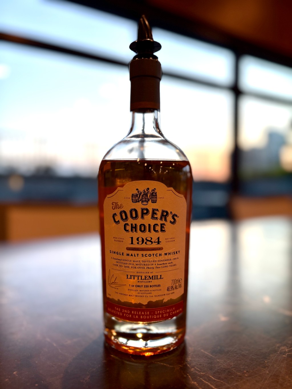 Littlemill 32 Year (1984), Cooper’s Choice Cask 3898 for La Boutique du&nbsp;Chemin