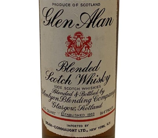 Glen Alan Blended Scotch Whisky (c. 1970s) – Whiskery Turnip