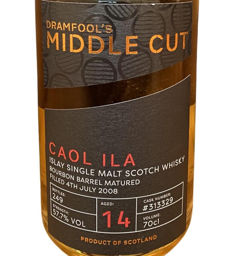 Caol Ila 14 Year (2008), Dramfool Cask 313329 – Whiskery Turnip
