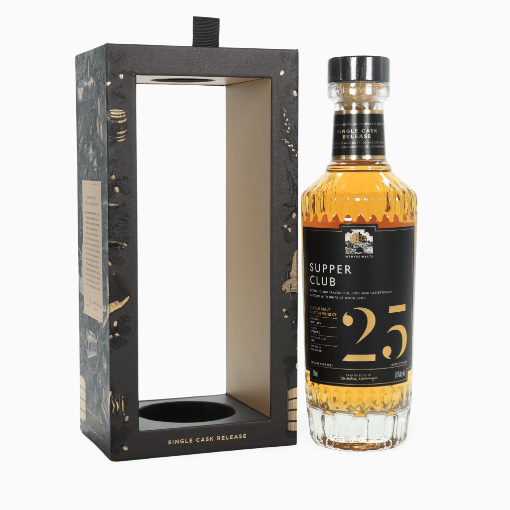 Mortlach 25 Year (1997), Wemyss Malts “Supper&nbsp;Club”