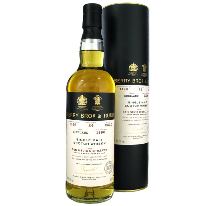 Ben Nevis 24 Year (1996), Berry Bros & Rudd Cask 1196 for Royal Mile Whiskies