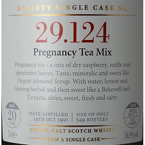 Laphroaig 20 Year (1991), SMWS 29.124 “Pregnancy Tea&nbsp;Mix”