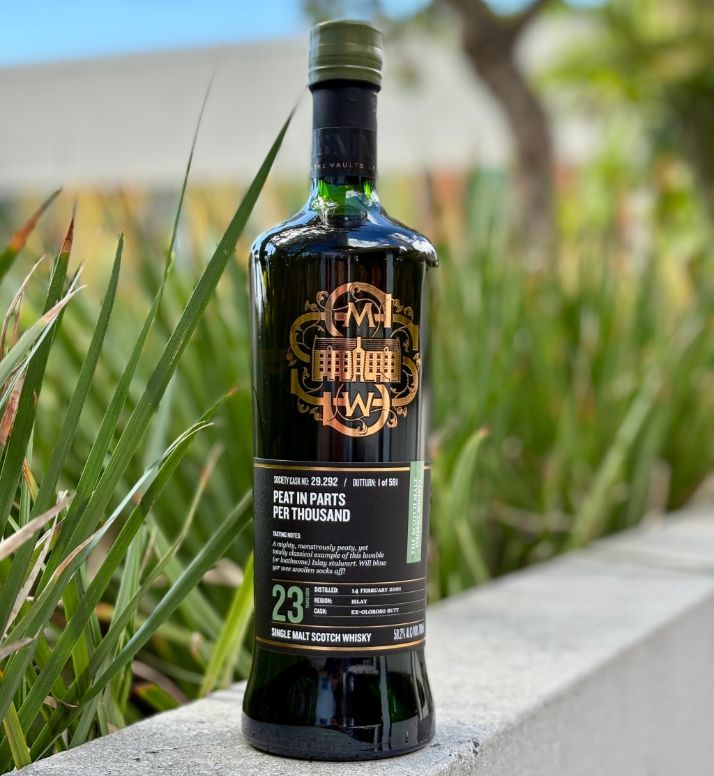 Laphroaig 23 Year (2001), SMWS 29.292 “Peat in parts per&nbsp;thousand”